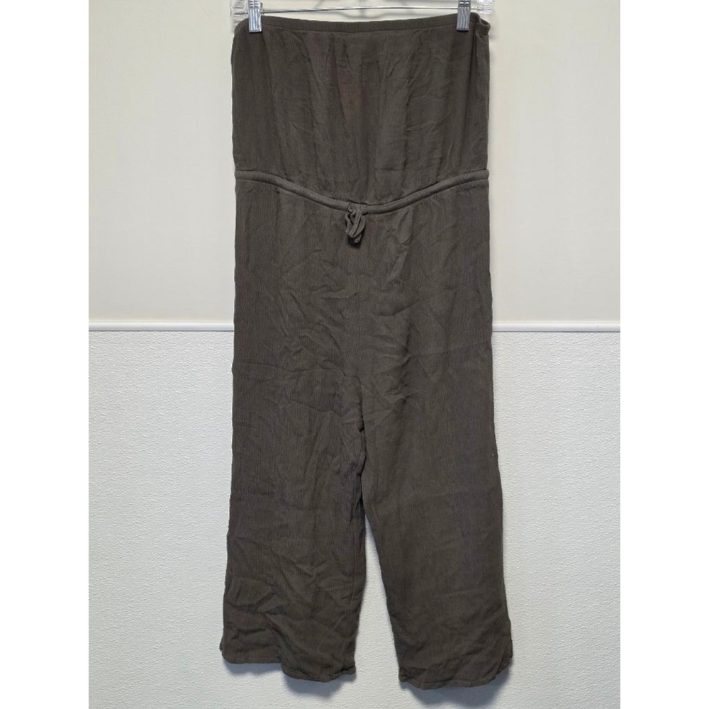 Women's Rue21 Olive Green Strapless Drawstring Jumpsuit XL